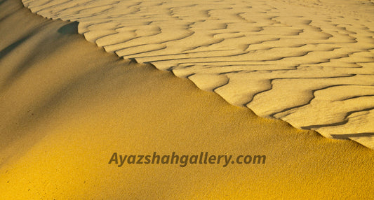 Landscape-desert sand pattern
