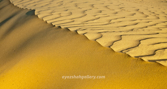 Artistic, sand dune ripples