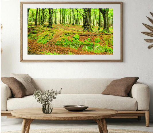 Landscape, framed