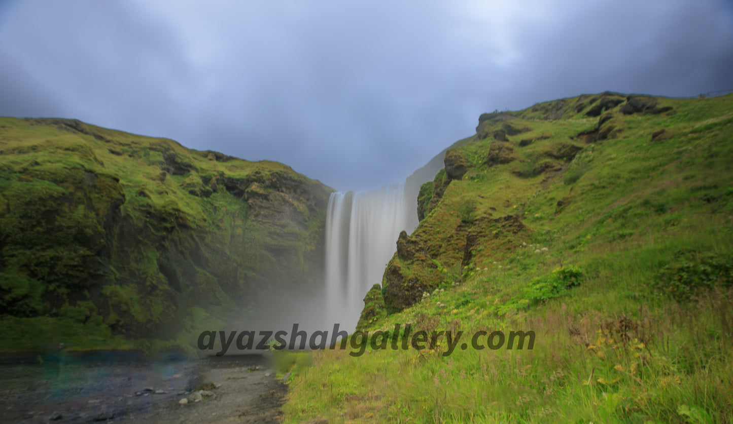 Landscape waterfall